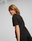 Puma t-shirt da ragazzo manica corta  ESS+ Colorblock Tee B 846127-57 black-warm earth-white