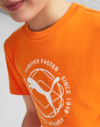 Puma T-shirt manica corta da ragazzo Active Sport Graphic Tee B 673202-23 cayenne pepper