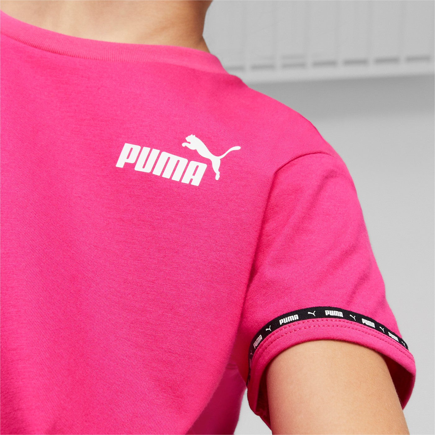 Puma T-shirt manica corta da ragazza Power Tape Tee 673544-64 orchid shadow