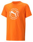 Puma T-shirt manica corta da ragazzo Active Sport Graphic Tee B 673202-23 cayenne pepper
