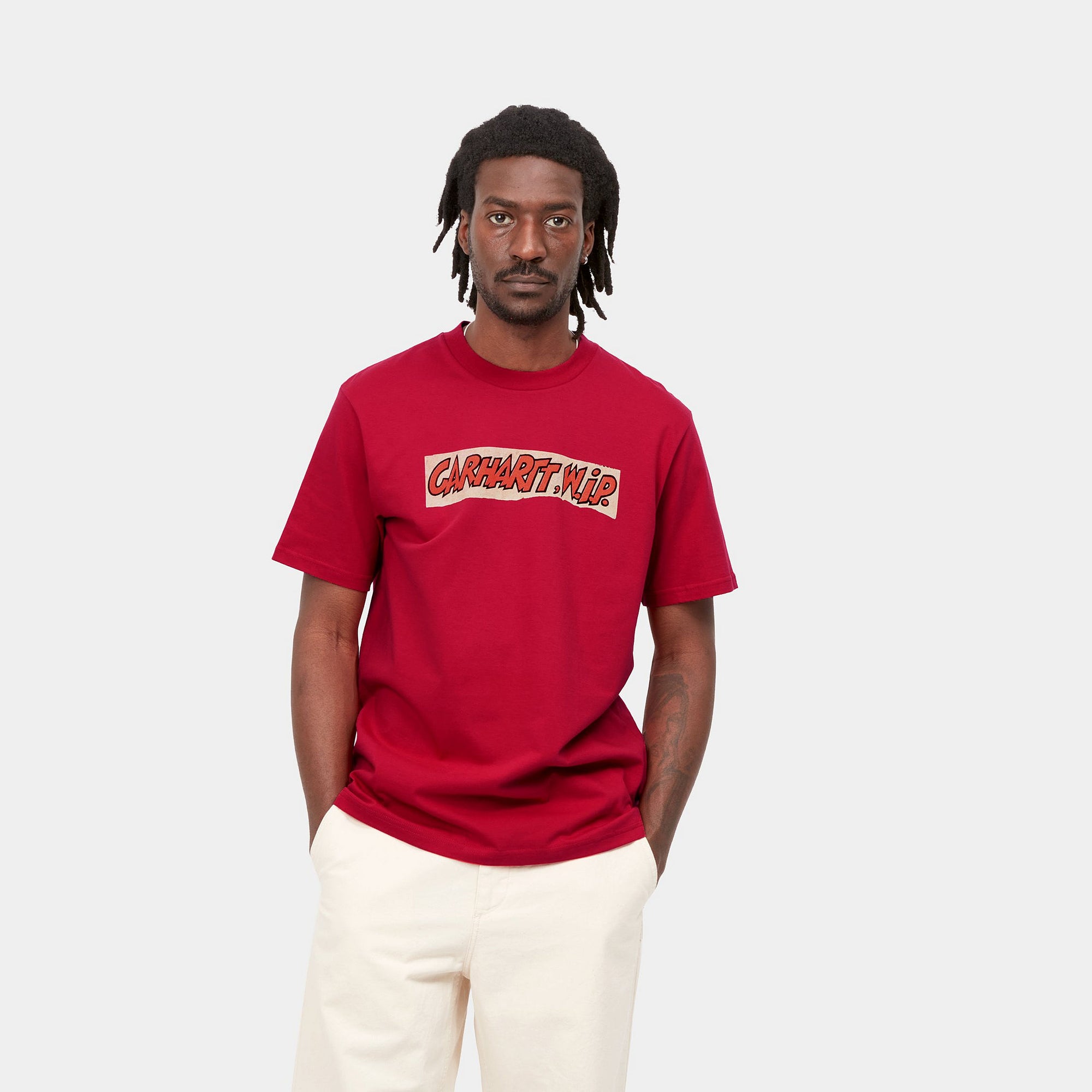 Carhartt T-shirt uomo manica corta Sing Painter I030172 177 XX 03 red