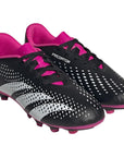 Adidas scarpa da calcio da ragazzo Predator Accuracy.4 FxG HQ0952 nero bianco rosa