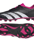 Adidas scarpa da calcio da ragazzo Predator Accuracy.4 FxG HQ0952 nero bianco rosa