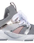 Skechers sneakers da bambina e ragazza Shine Status 84853L SIL argento