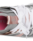 Skechers sneakers da bambina e ragazza Shine Status 84853L SIL argento