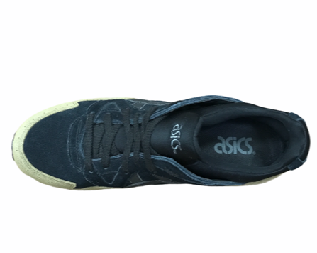 sportiamo Asics scarpa sneakers da uomo Gel Lyte V HL7B3 9090 nero-verde